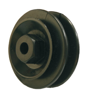 Electric Fence Insulators Bobbin Plastic Large Black - 50 per Bag (price per unit)