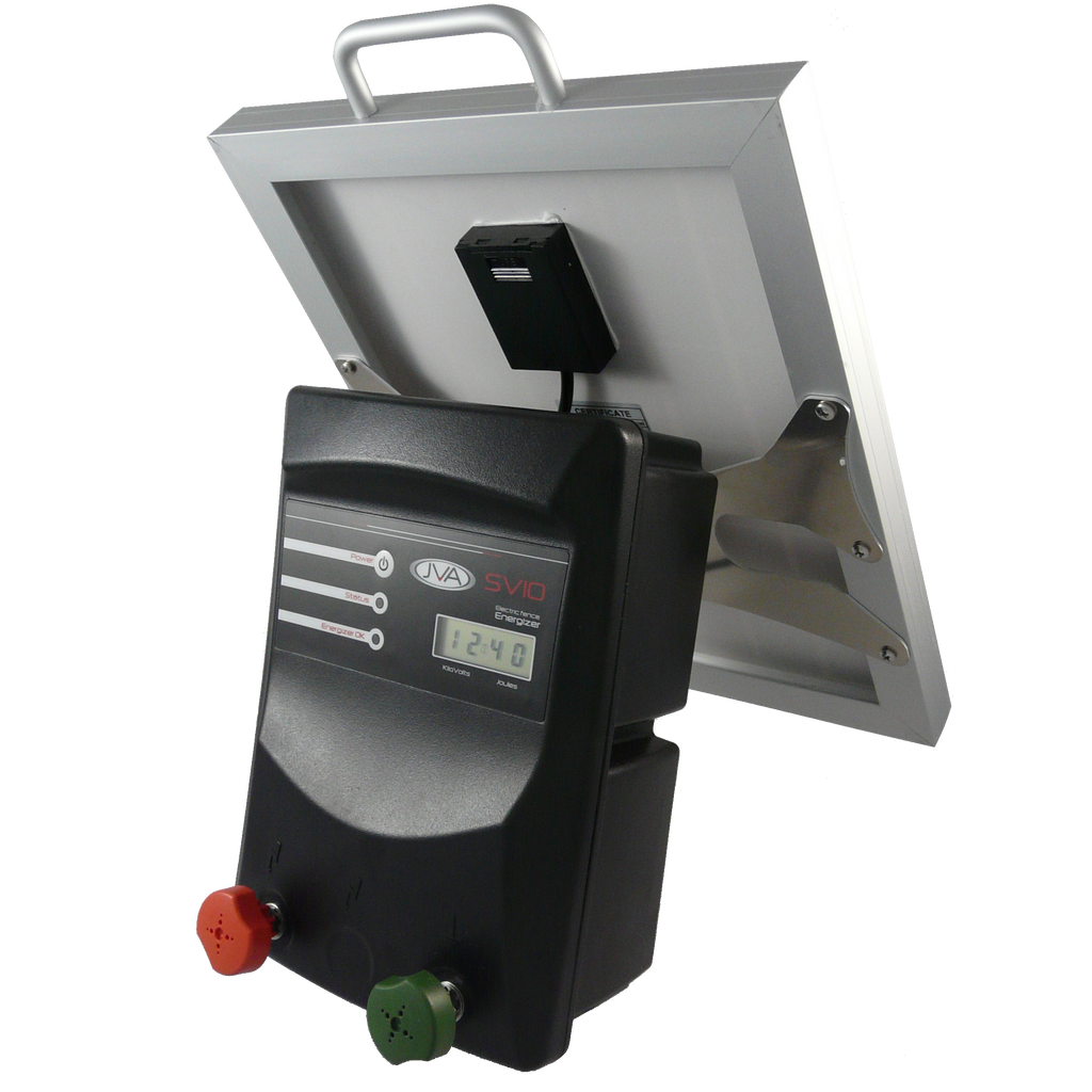 JVA SV10 Solar Electric Fence Energizer 1.1 Joule