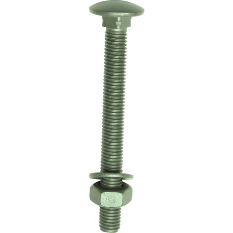 Bolt, Nut & Washers for Posts - Galvanized